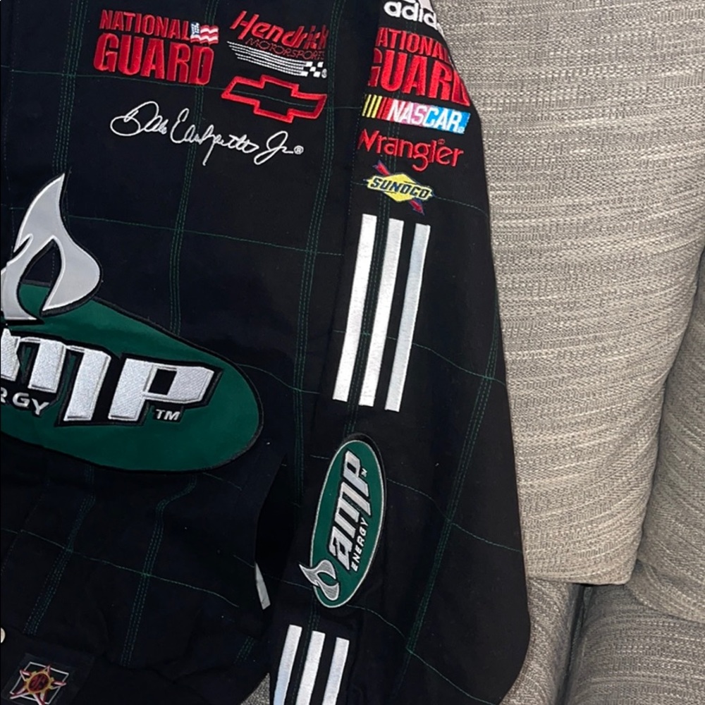 Nascar Dale Earnhardt Jr AMP Energy Racing Jacket - Picture 3 of 12
